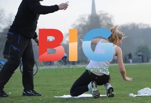 Amber Atherton exercising in London park