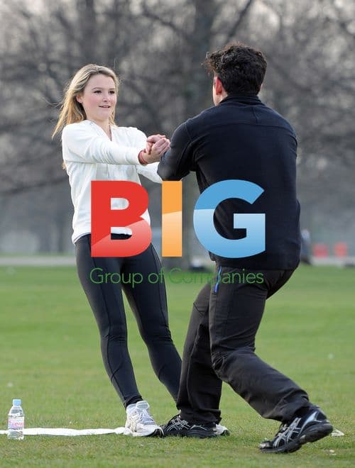 Amber Atherton Workout in London Park