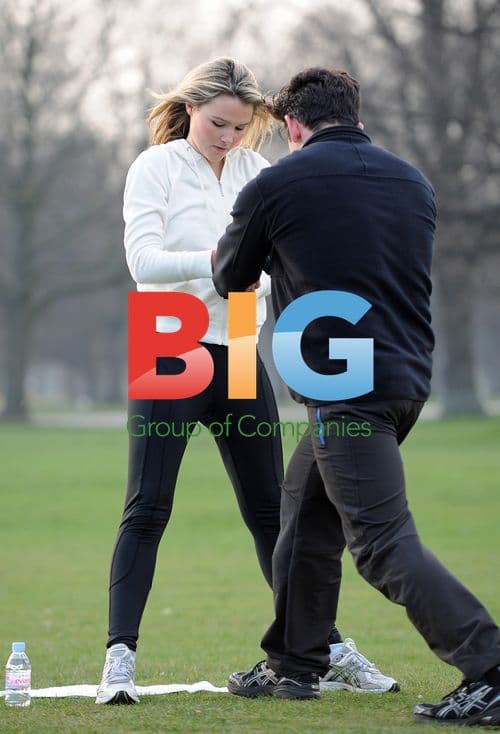 Amber Atherton's park workout