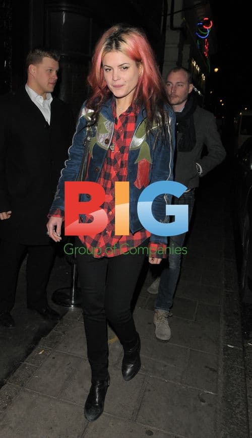 Celebrities enjoying Soho night out