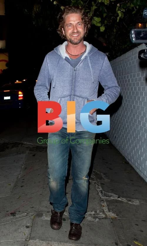 Gerald Butler leaves Chateau Marmont