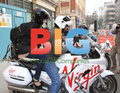 Holly Willoughby Leaves BBC Radio by Motorcycle