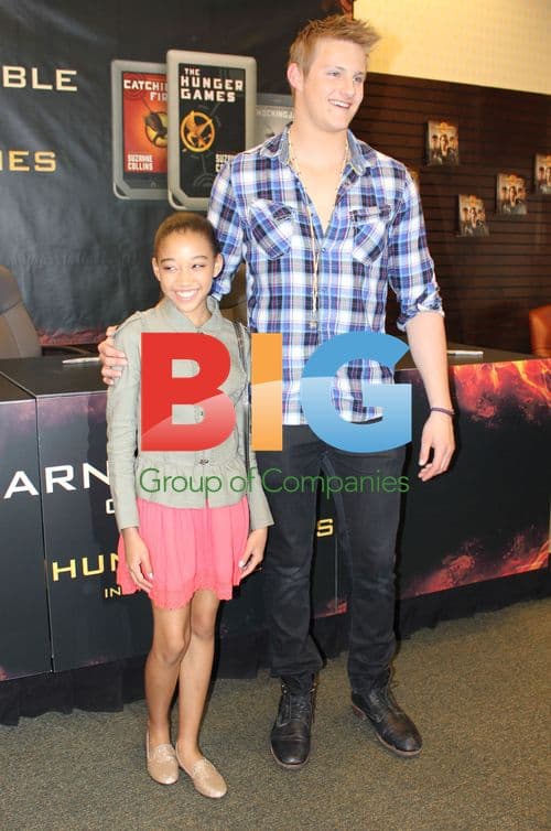 The Hunger Games cast book signing