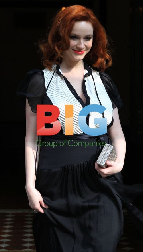 Christina Hendricks Leaving Hotel in NYC