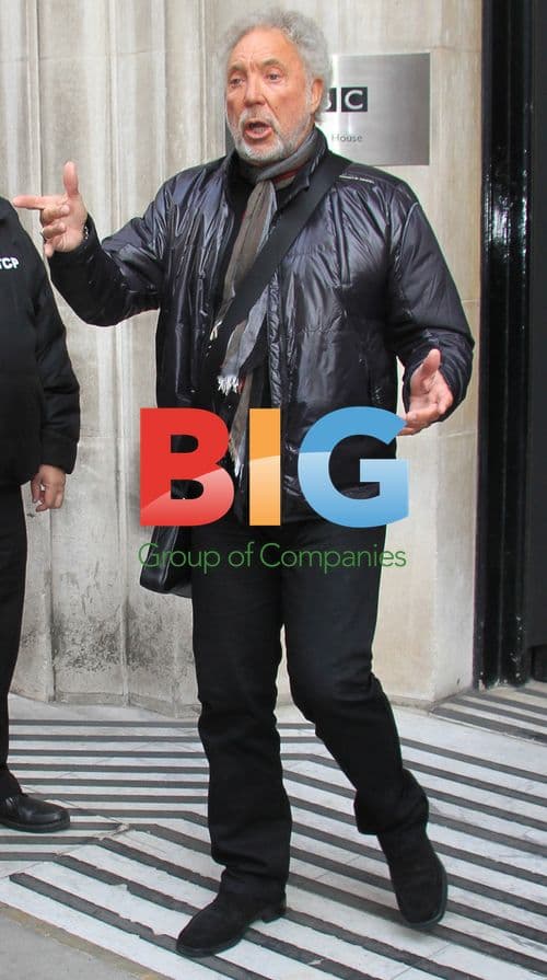 Tom Jones at BBC Radio 1 Studios