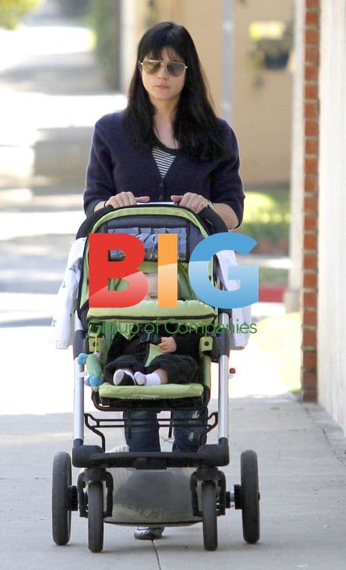 Selma Blair and son Arthur walk in West Hollywood