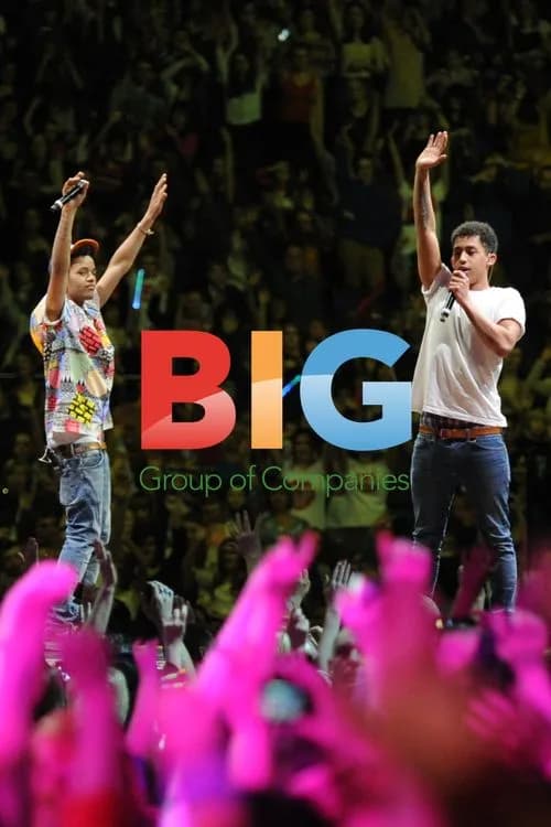 Rizzle Kicks on stage at Sport Relief concert