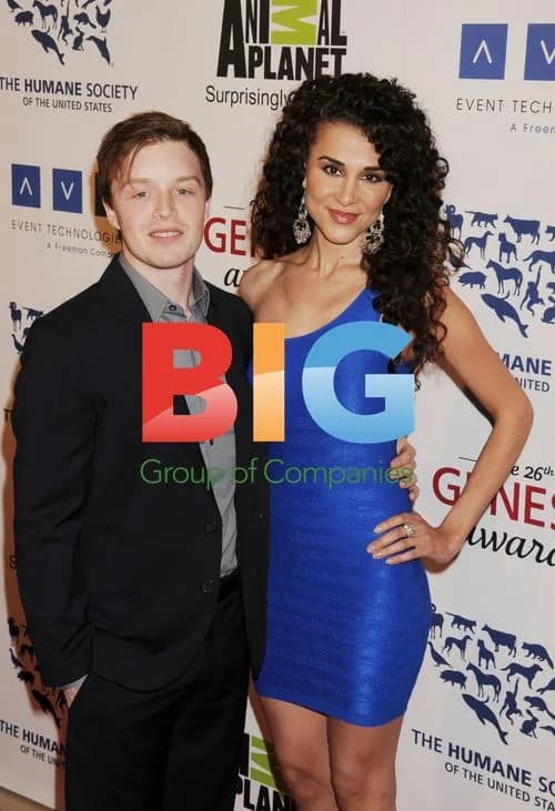 Noel Fisher and Layla Alizada at Genesis Awards