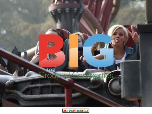 Kerry Katona and Boyfriend at Alton Towers