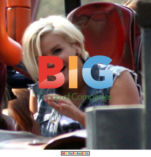 Kerry Katona and Steve Alce at Alton Towers