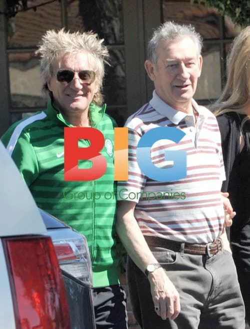 Rod Stewart and Penny Lancaster Breakfast Outing