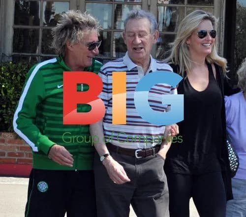 Rod Stewart and Penny Lancaster breakfast in Bel Air