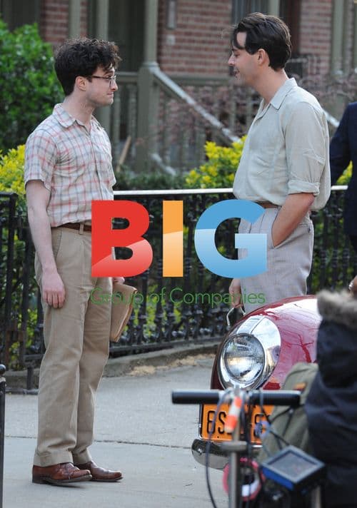 Daniel Radcliffe on 'Kill Your Darlings' Set