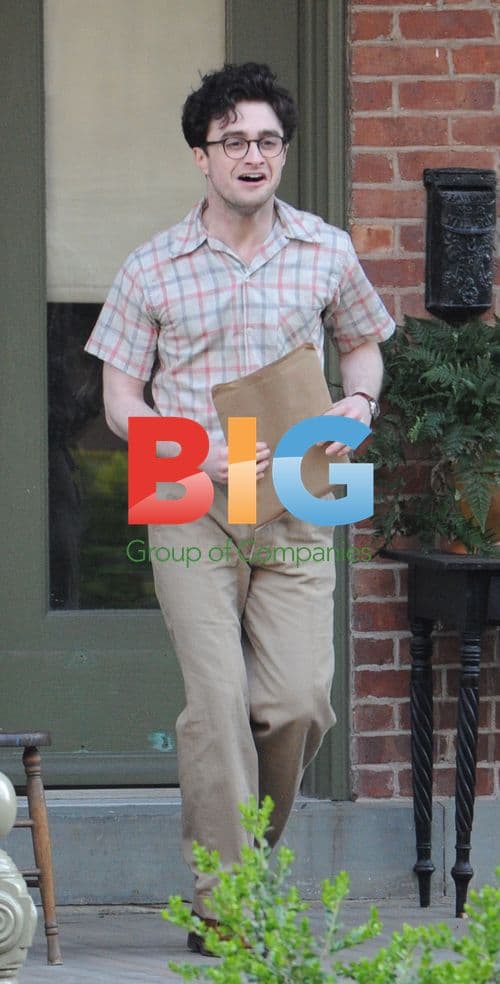 Daniel Radcliffe on 'Kill Your Darlings' Set