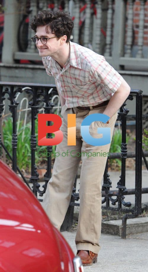 Daniel Radcliffe on 'Kill Your Darlings' Set