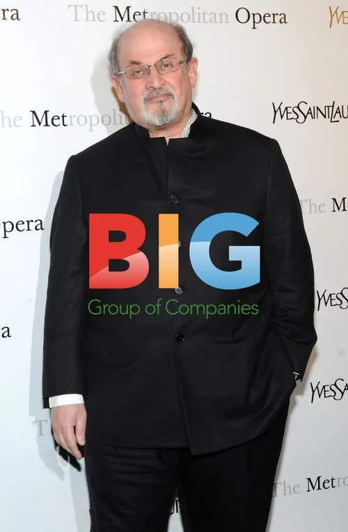 Salman Rushdie at Metropolitan Opera Premiere