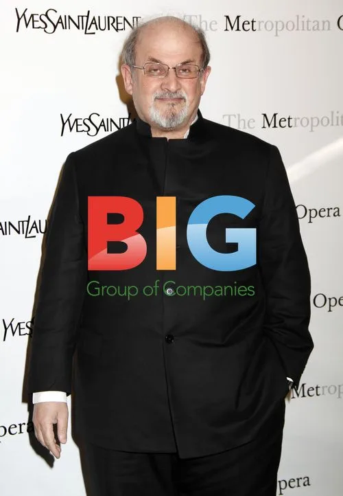 Salman Rushdie at Metropolitan Opera Premiere
