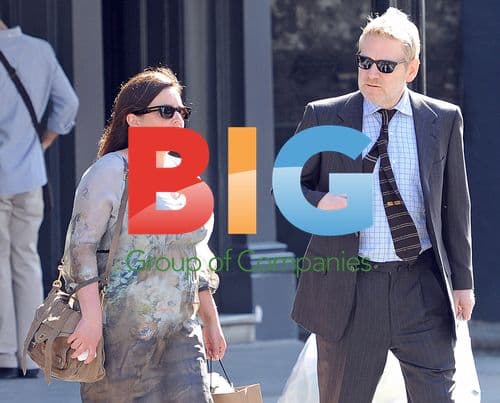 Kenneth Branagh and Lindsay Brunnock Shopping