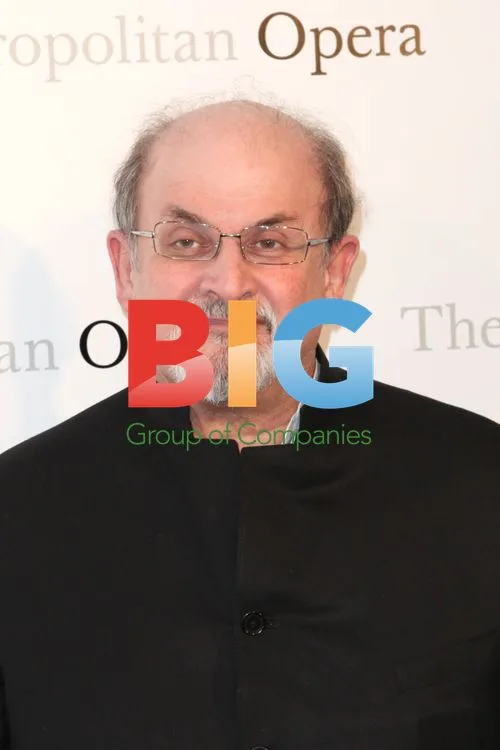Salman Rushdie at Metropolitan Opera Gala Premiere
