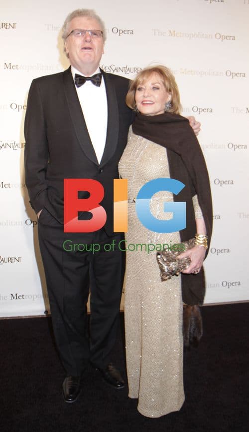 Howard Stinger and Barbara Walters at Metropolitan Opera Gala