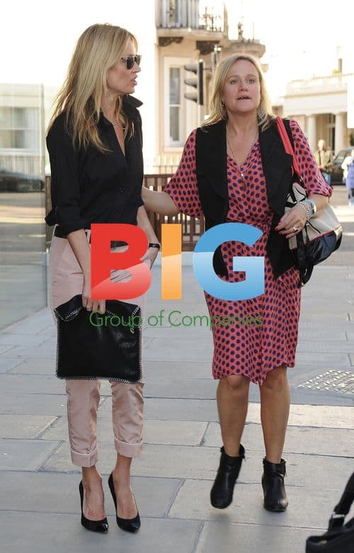 Kate Moss Leaving London Restaurant