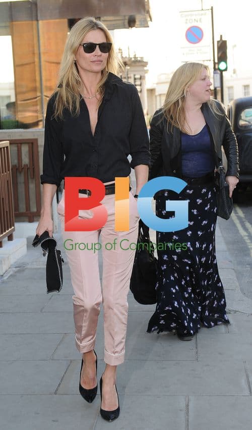 Kate Moss Leaving London Restaurant