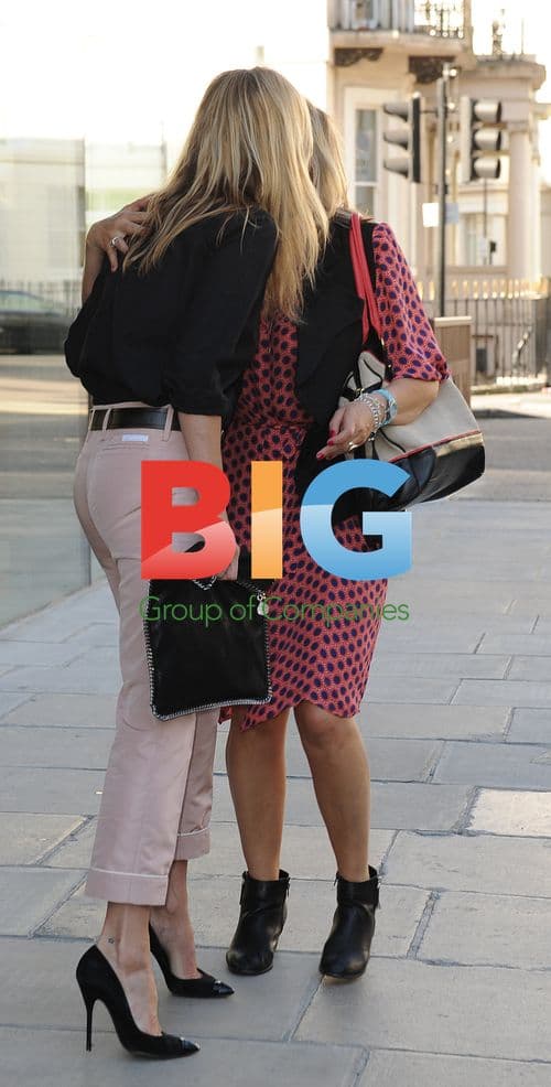 Kate Moss Leaving London Restaurant