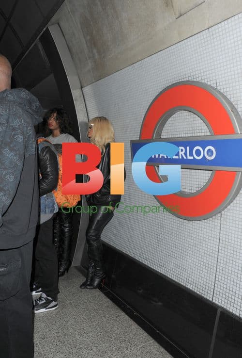 Rihanna Travels by Tube in London