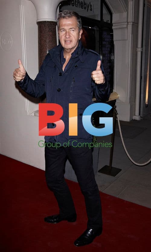 Mario Testino at Alexandra Shulman Book Launch