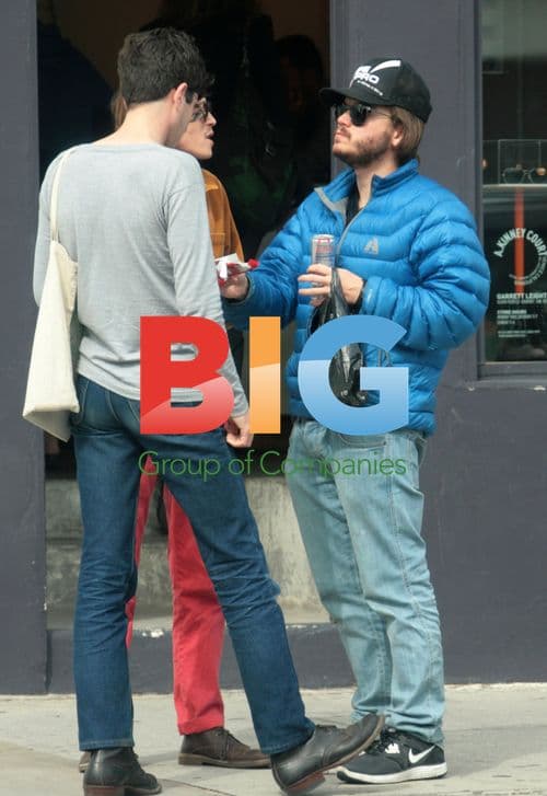 Emile Hirsch Picks Up Candy and Energy Drink in Venice