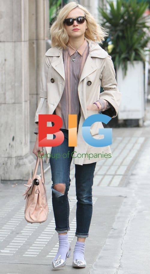 Fearne Cotton Arrives at BBC Radio 1 Studios