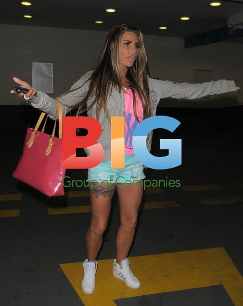 Katie Price Leaves Madame JoJo's with Leandro Penna