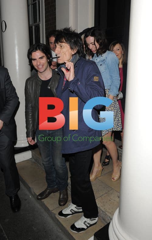 Ronnie Wood and Kelly Jones at The Arts Club