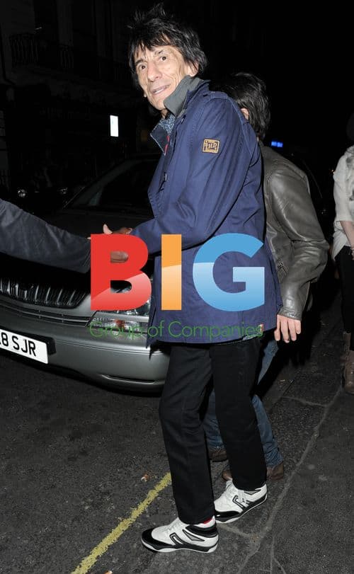 Ronnie Wood and Kelly Jones at The Arts Club