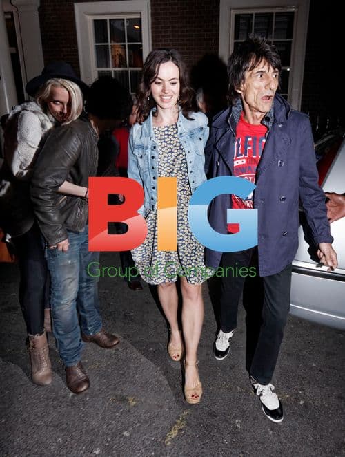 Ronnie Wood and Kelly Jones at The Arts Club