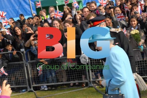 Queen Elizabeth II Arrives in Redbridge