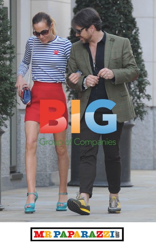 Tara Palmer-Tomkinson Arriving at Hairdresser