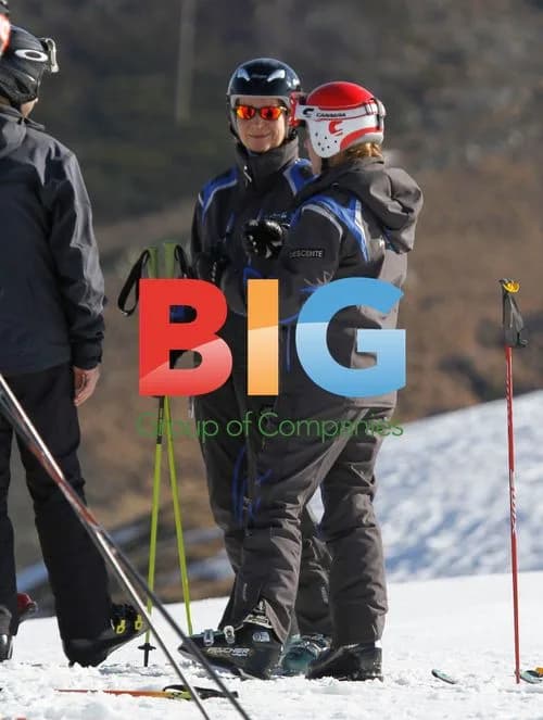 Infanta Elena Skiing with Family