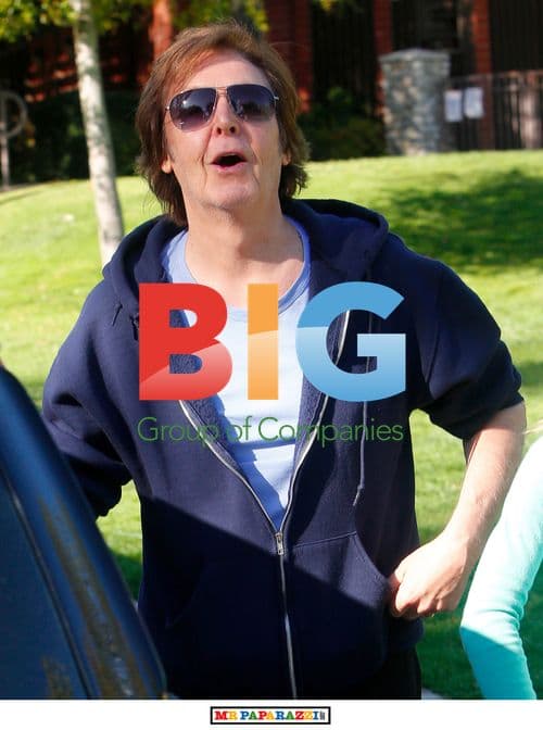 Paul McCartney and Daughter Beatrice in LA