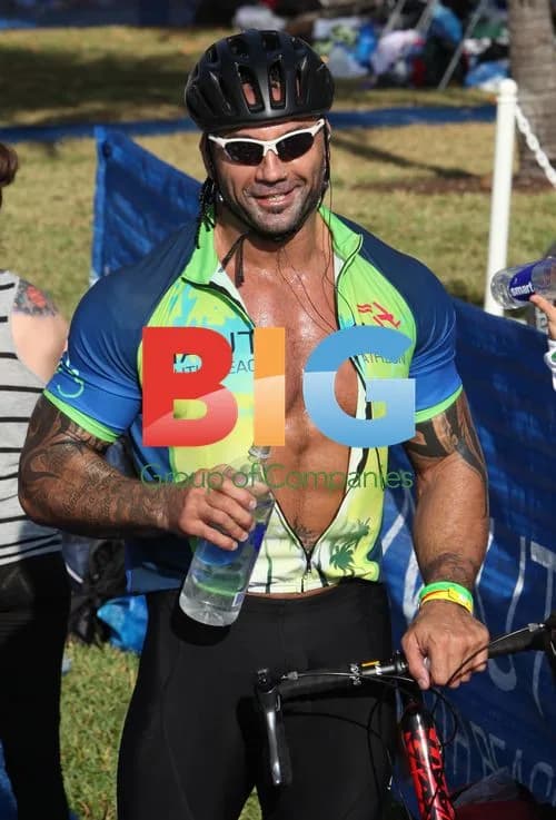 Dave Bautista at Nautica South Beach Triathlon