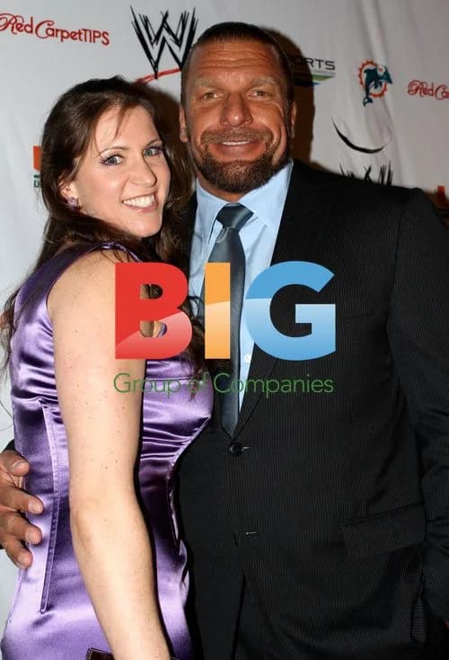 Stephanie McMahon and Triple H at Wrestlemania