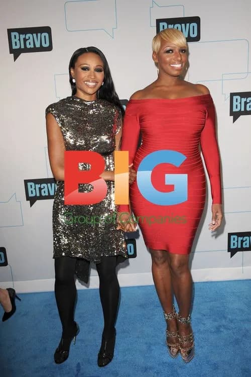NeNe Leakes and Cynthia Bailey at 2012 Bravo Upfront
