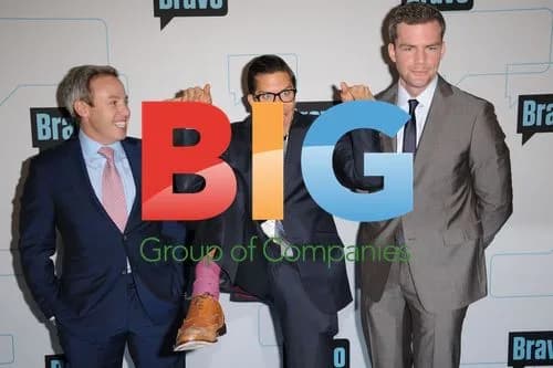 Michael Lorber, Fredrik Eklund and Ryan Serhant at Bravo 2012 Upfront