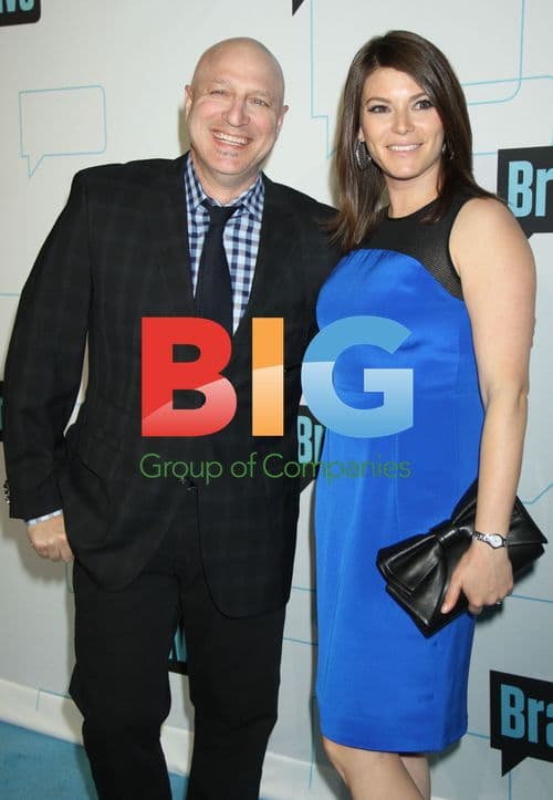 Tom Colicchio and Gail Simmons at Bravo Upfronts