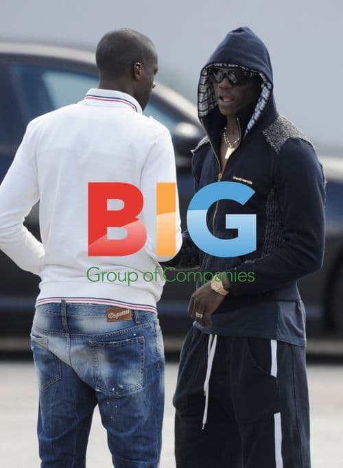 Balotelli and Toure Leaving Training