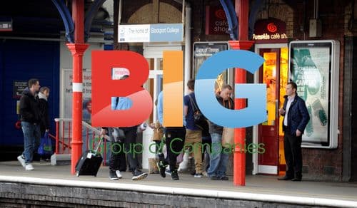 Manchester City Squad Catching Train to London