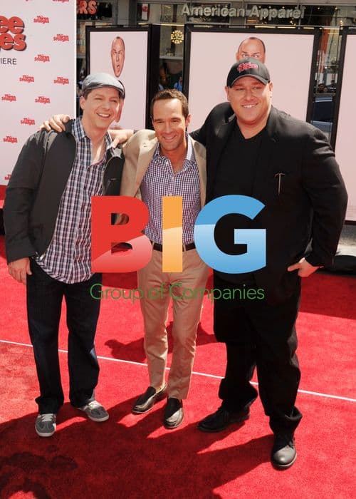 Sean Hayes, Chris Diamantopoulos and Will Sasso at "The Three Stooges" Premiere