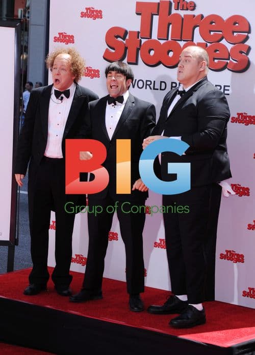 Sean Hayes, Chris Diamantopoulos and Will Sasso at 'Three Stooges' Premiere