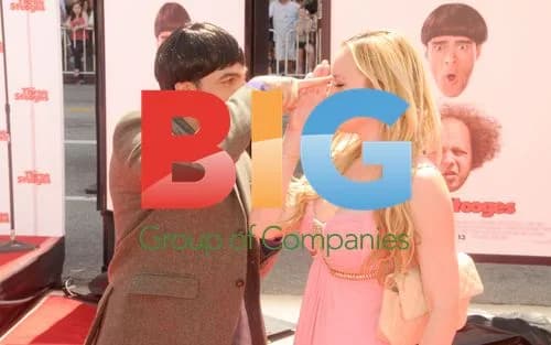 David Golshan and Erica Rose at 'The Three Stooges' Premiere