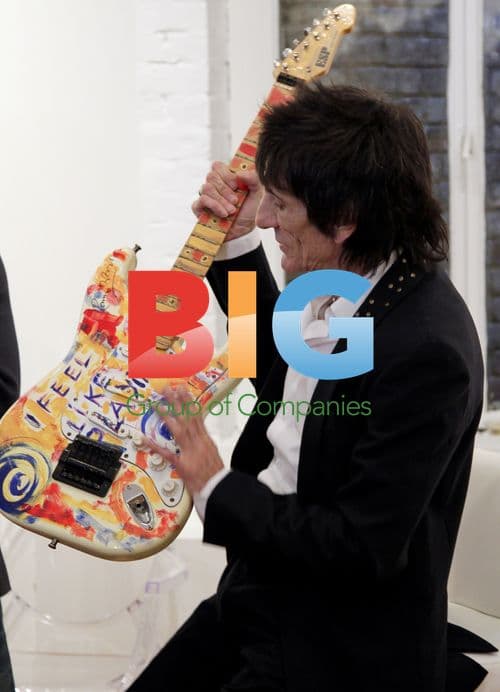 Ronnie Wood Opens Art Exhibition in NY